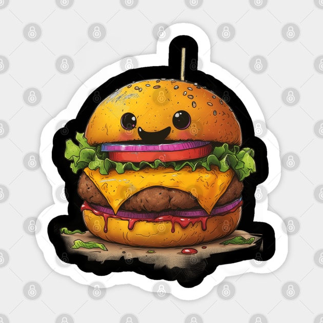 Happy Burger Time Sticker by TNM Design